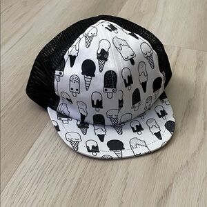 Ice Cream Print Kids Trucker Hat